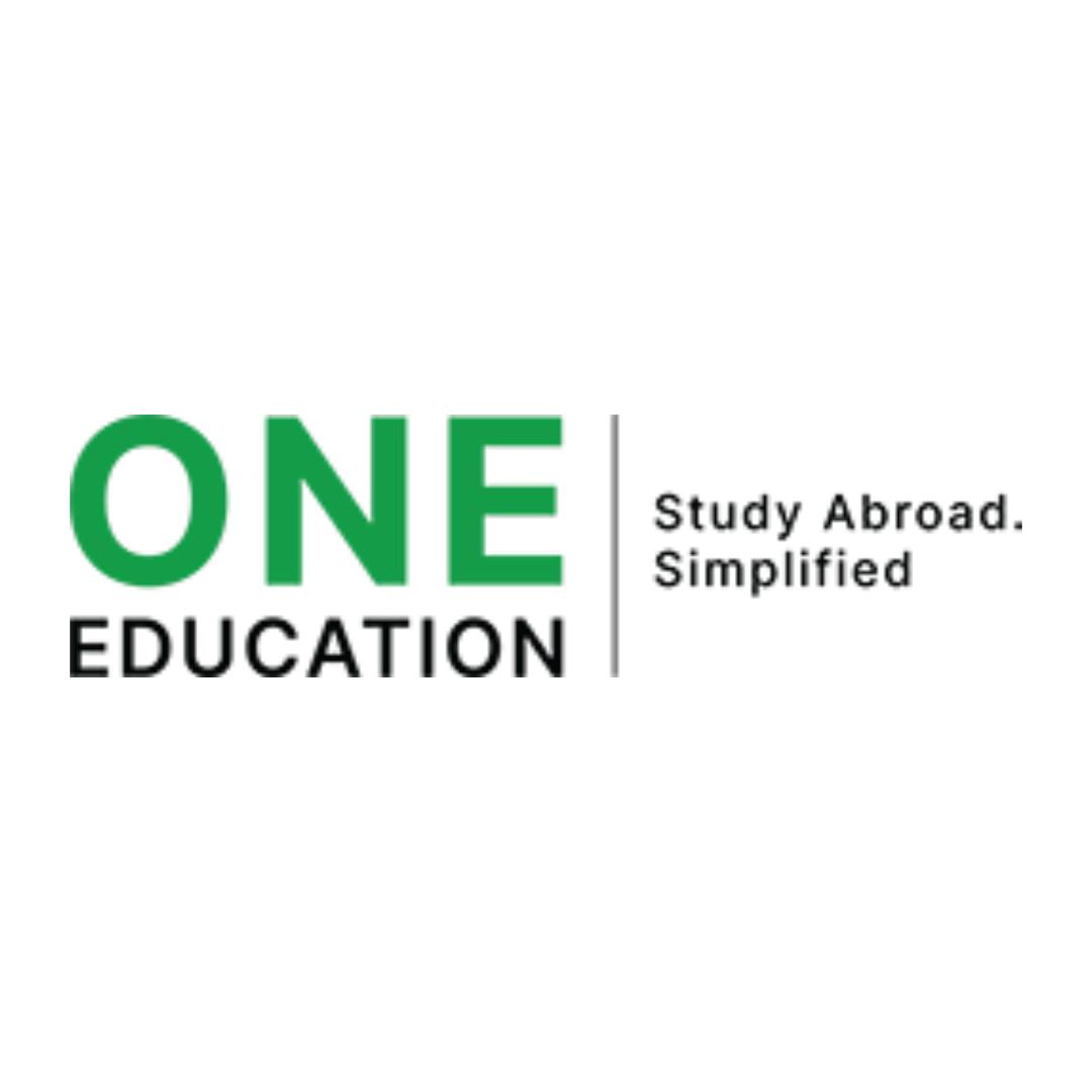 One Education Logo in black and green text on white background