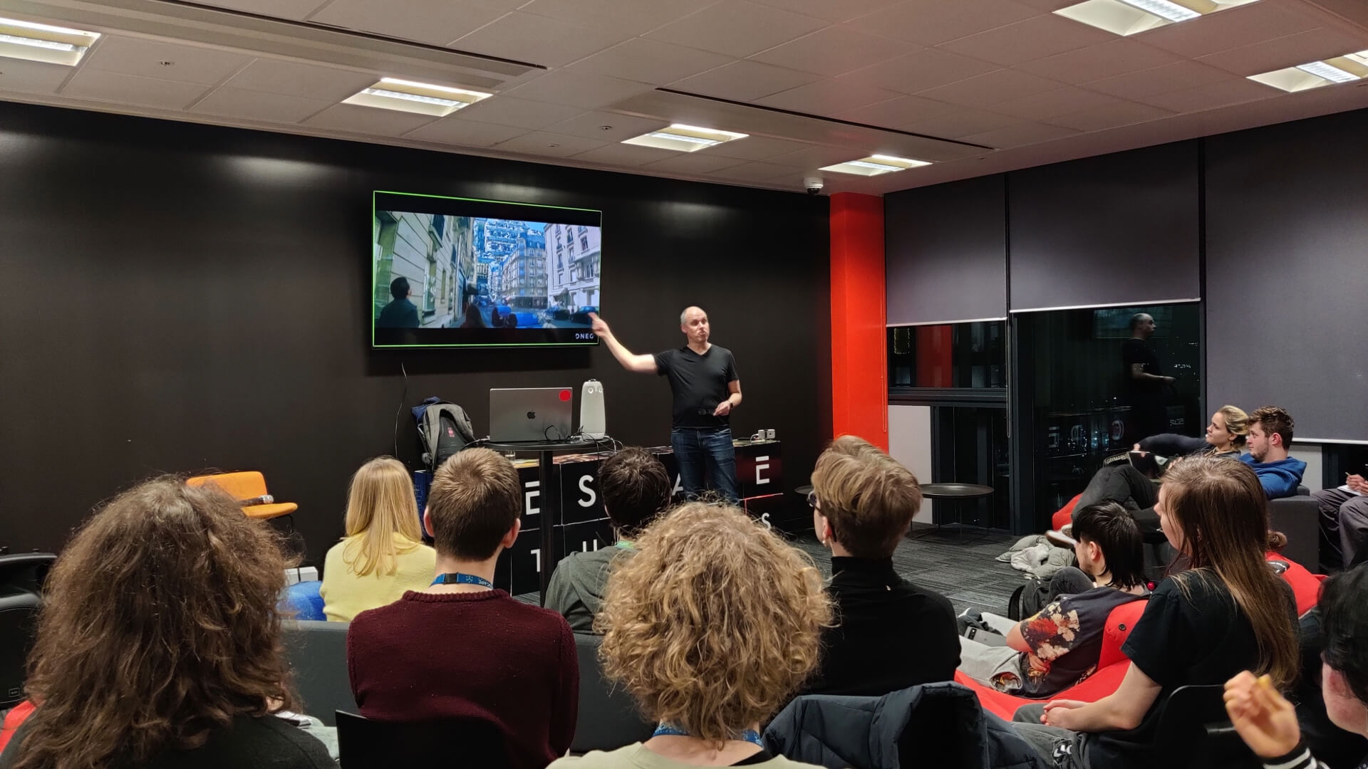 paul franklin presenting at escape studios