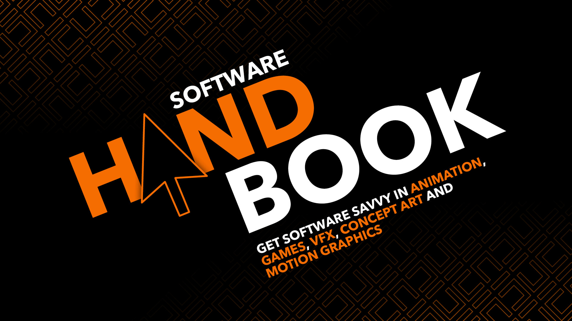 The Software Handbook logo on a black background