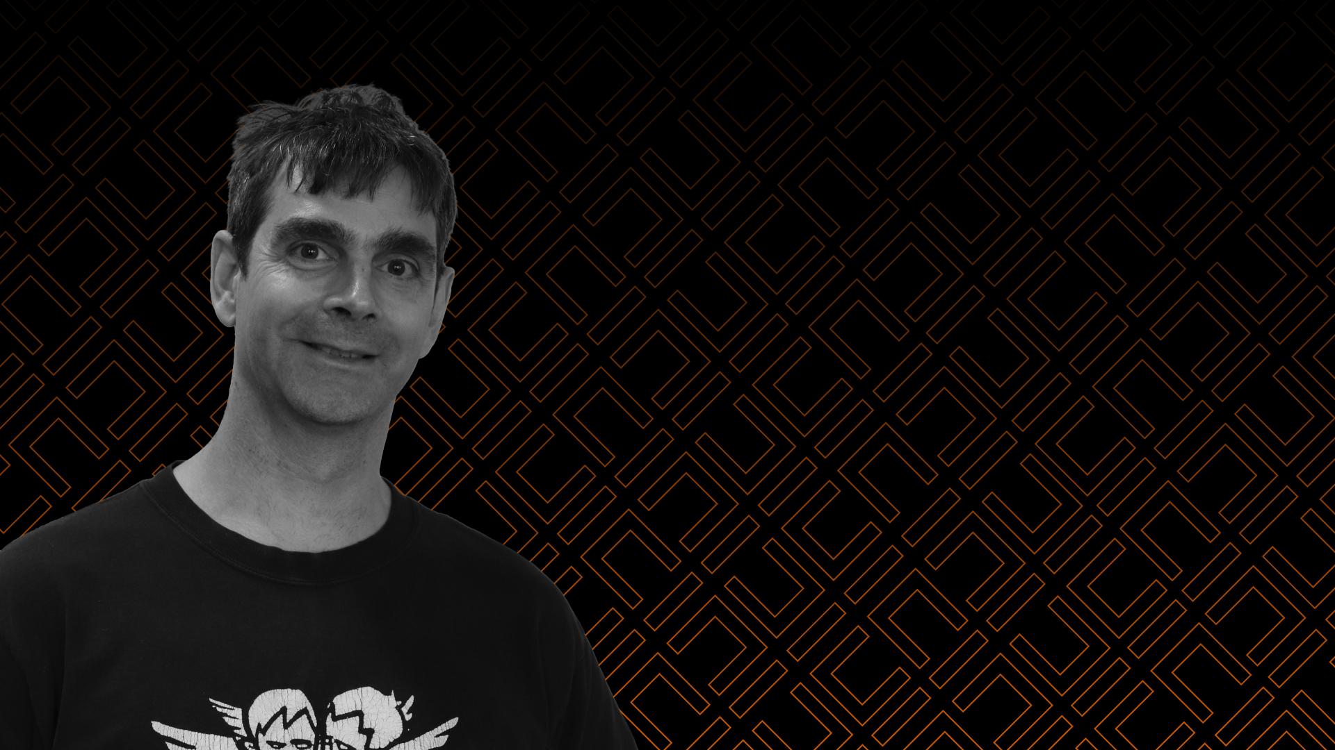 Greyscale headshot of Animation Tutor Kevin Richards