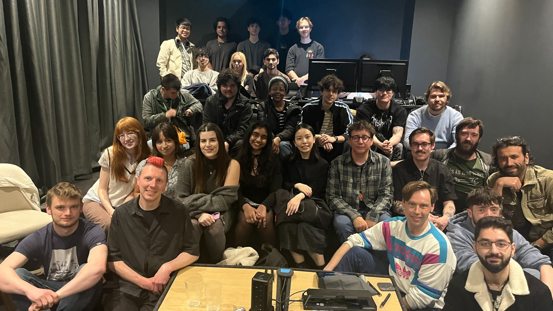 students in the cinema room